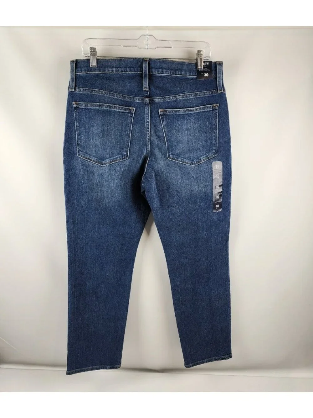 J Crew Jeans Womens 30x28 Blue Slim Boyfriend Denim Pants All Day Stretch NWT